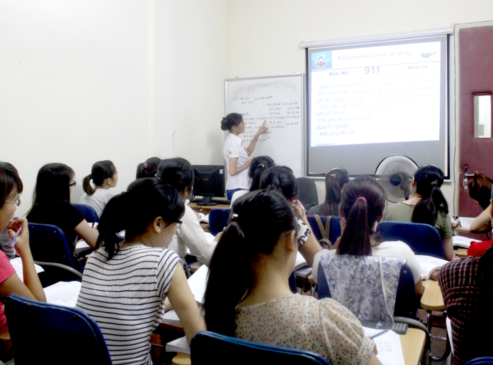 Lớp học kế toán tại Minh Khai - Hai Bà Trưng